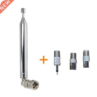 3.5dB Gain FM Radio Antenna Thread Design F Type Male Telesc