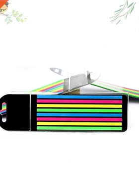 Removable Portable Fluorescent Tape Page Marker Memo Board f