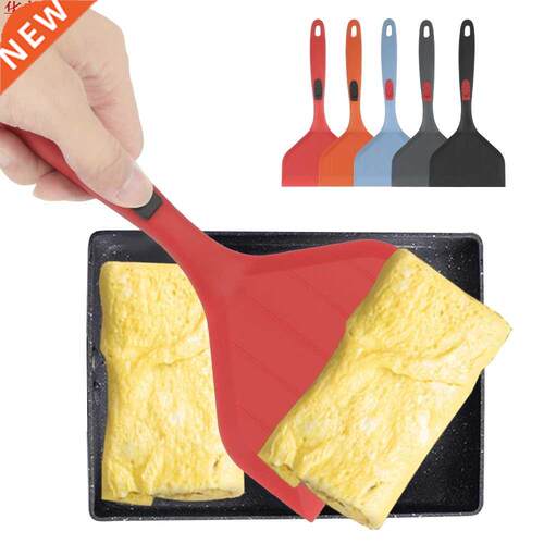 Non-stick Silicone Turner Pizza Shovel Beef Egg Scraper Fryi
