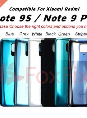Back Glass Cover For Xiaomi Redmi Note 9 Pro Note 9S Battery