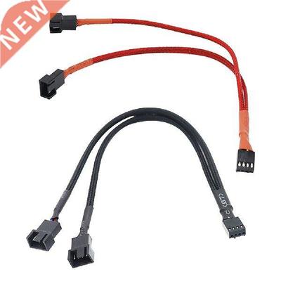 4 Pin Y Splitter Cable PWM Connector Case CPU Fan Extension