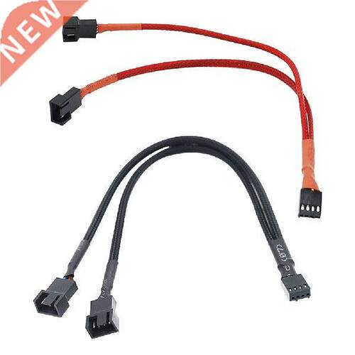 4 Pin Y Splitter Cable PWM Connector Case CPU Fan Extension