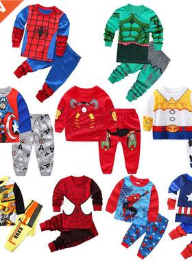New Boys Spiderman Clothing Sets Long Sleeve Autumn Children
