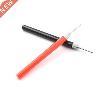 2PCS Spring Test Probe Tips Insulated Test Hook Wire Connect