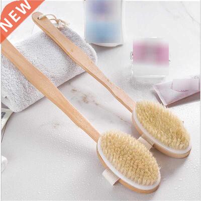 Bathroom Body Brushes Long Handle Bath Natural Bristles Brus