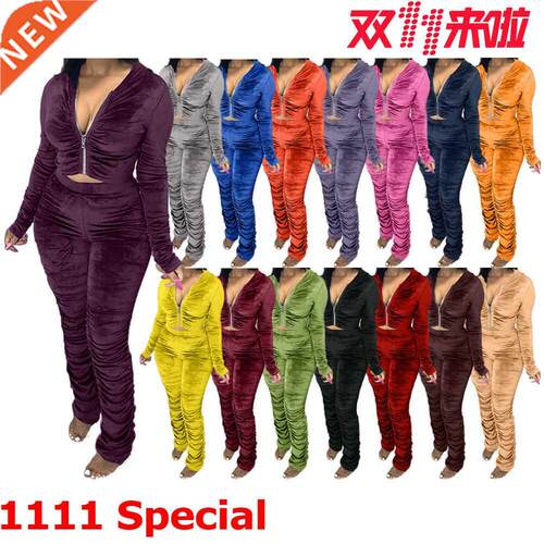 大码女士套装S-3xl Plus-size ladies fall/winter fashion suit