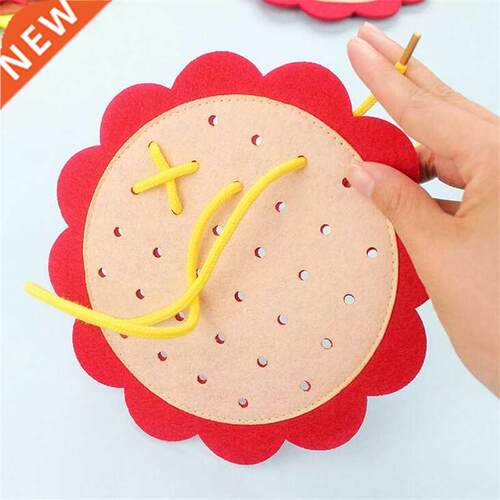 New Teaching Kindergarten Manual DIY Weave Cloth Montessori