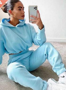 Womens 2 Piece Sets Sportswear 2021 New Zipper Tracksuit Wom
