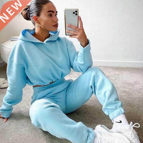 Womens 2 Piece Sets Sportswear 2021 New Zipper Tracksuit Wom
