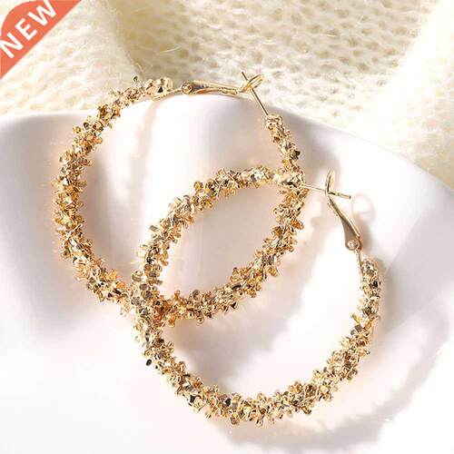 IPARAM 2021 New Big Circle Round Hoop Earrings for Women'