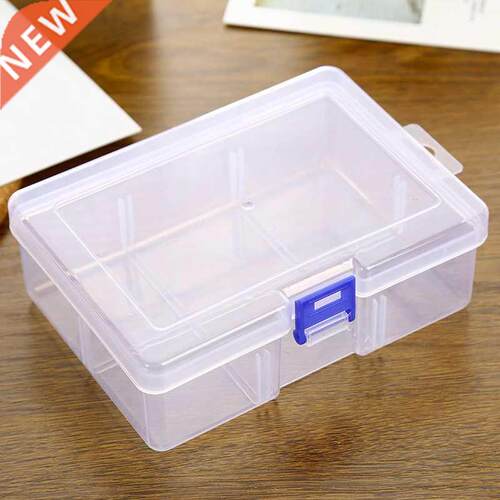 Tool Box Kit Transparent Plastic Cosmetics Storage Jewelry E