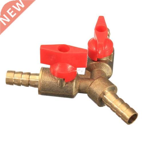 5/16 8mm Brass Y -Way Shut off Ball Valve Fitting Hose Bar