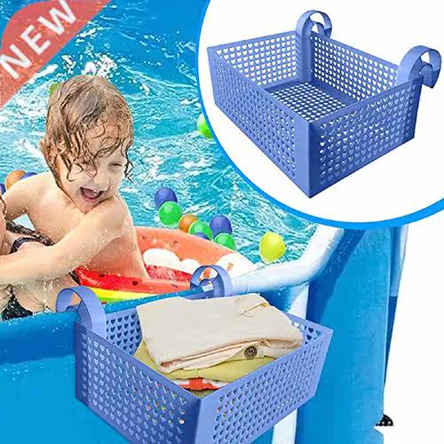 Pool Storage Basket Hanging Portable Frame Large Capacity