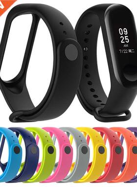 For Xiaomi Mi Band 3 4 Sport Strap watch Silicone wrist stra