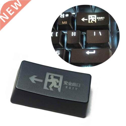1Pc Safe Exit R1 2U Backspace Keycap Shine Through Keycaps A