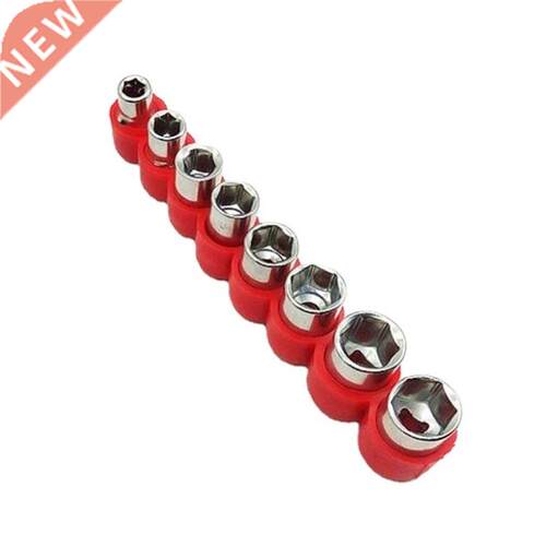 8pcs 1/4 Inch Drive Hex Bit Socket Set Socket Wrench Hand To