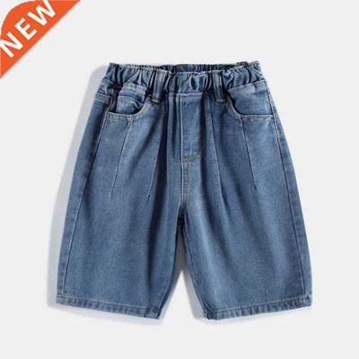 2022 Summer New Boys' Denim Pants Korean Version Of The Big