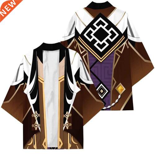 Game Genin Impact Morax Zhong Li Cosplay Kimono Adult 3D P