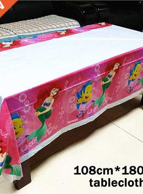 108cm*180cm Mermaid Party Supplies Table cloth Kids Girls A