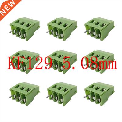 10Pcs 0.2 Inch/5.08mm Pitch KF129 3 Pin PCB Screw Terminal B