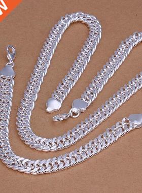 Hot  Jewelry Set N925 - Jewelry 10mm Men's Necklace a