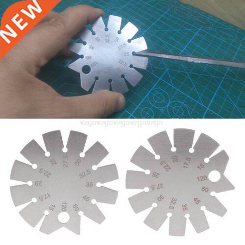 ainless eel Bevel Gauge Angle Protractor Range 15 degree