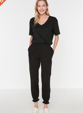 Trotting Detailed Knit Sweatpants