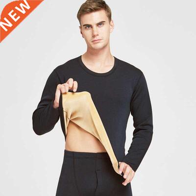 Solid Color Overweight Men's Warm Suit Plus Velvet Thickenin