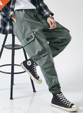 2020 New Fashion Multi-pockets Causal Cargo Pants Men Setwea