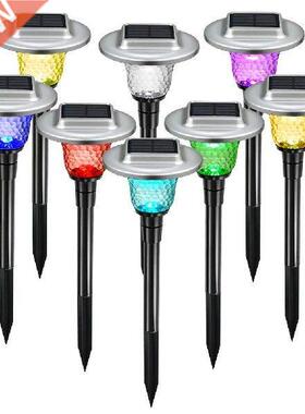Multi-use Solar Powered Ground Light 4/8 LED Outdoor Path
