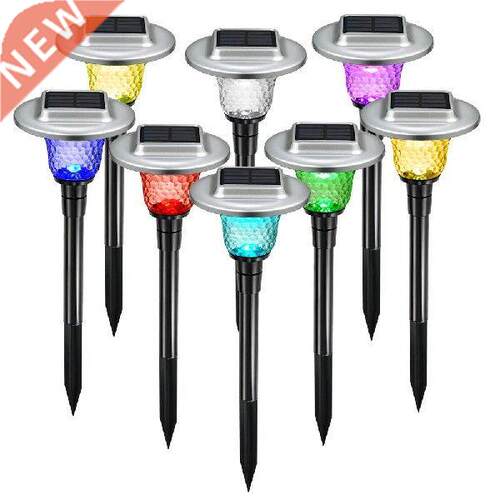 Multi-use Solar Powered Ground Light 4/8 LED Outdoor Path