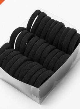 0Pcs Elastic Hair Accessories For Women Kids Black Blue Rub