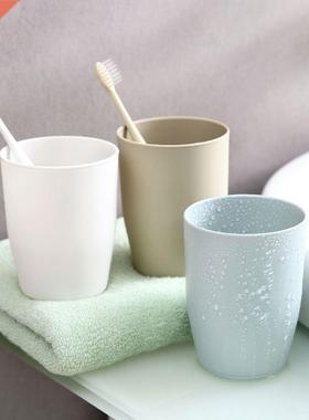Solid Color Brushing Toothpaste Cup Toothbrush Holder Cup Pl