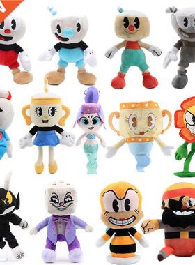13 style Cuphead Plush Toys Mugman The Chalice Soft Stuffed
