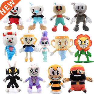 13 style Cuphead Plush Toys Mugman The Chalice Soft Stuffed