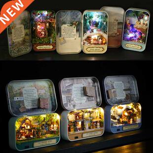 D Doll House Handmade Funny Box Theatre Miniature Box C