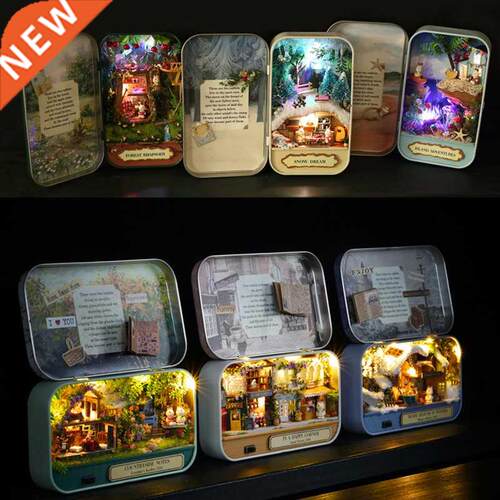 D Doll House Handmade Funny Box Theatre Miniature Box C