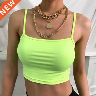 2021 Fashion Womens Summer Camis Tanks Tops Sleeveless Cotto