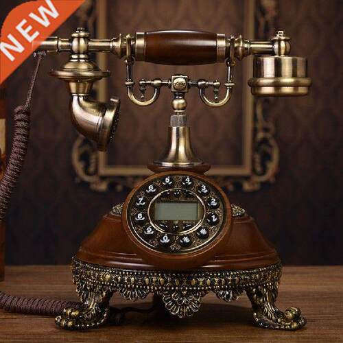 Vintage Antique Telephone Electronic Ringtone Wood