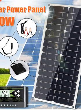 NEW 100W 18V Mono Sar Panel SB 12V/5V DC Monocrystalline F