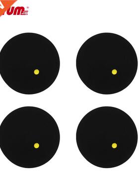 4pcs/12pcs/30pcs Matkot Ball Squash Ball One Yellow Dots Lo