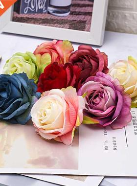 50/100pcs 6.5cm Artificial Sike Princess Rose Flower Heads F