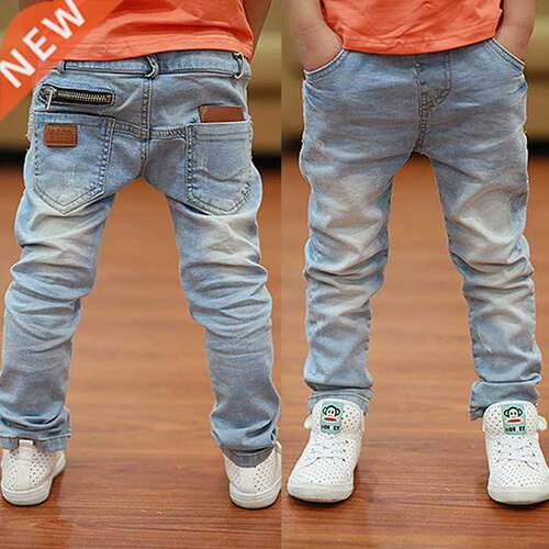 Kids Pants Big Boys Stch Joker Jeans 2021 Spring Children Pe