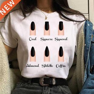 Women T Shirt Personlity Nil rt Print Tshirt Fun Summer S