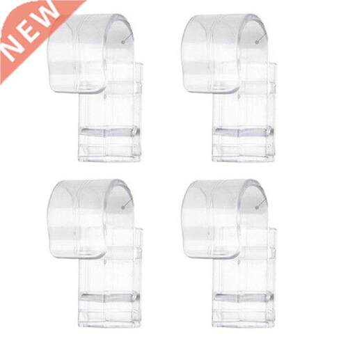Transparent Toothpaste Rack Hanging Hook 4PCS Toilet Towel