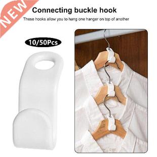 10/50 PCS Mini Clothes Hanger Connector Hooks Cascading