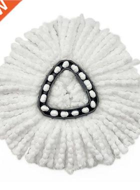 60 Rotation Triangular Cedar Spin Mop Head Pad Mop