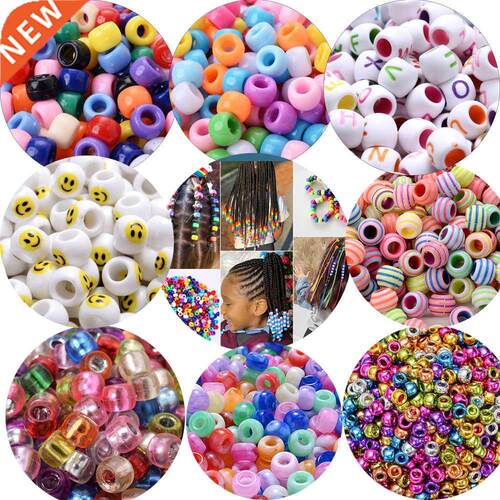 Colorful Beads Faion Big Hole Beads Kids  Bracelet Nec