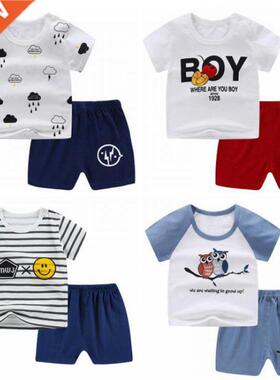 Summer Infant Newborn Baby Boy Clothes Children Clothing Set