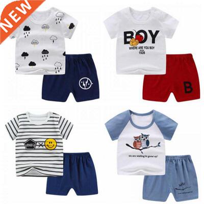 Summer Infant Newborn Baby Boy Clothes Children Clothing Set